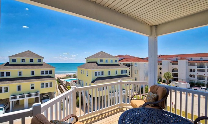 Cape Island Casa | Luxurious Oceanfront B home w/pool, elevator, 6BR, steps to the sand and surf