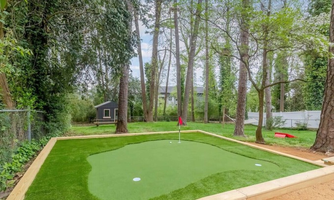 Northeast Raleigh Casa | Luxurious Oasis Packed with Entertainment! Large Fenced-in Back Yard.