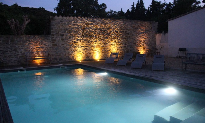 Villetritouls Casa | Lujosa antigua conversión de granero de piedra para 8 personas con piscina