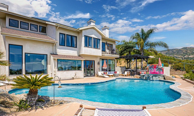 Jamul Villa | Luxurious Retreat with Unbelievable Views, Pool, and Hot Tub