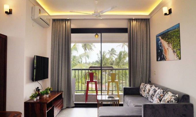 Nerul Apartamento | Luxurious & Spacious 1 BHK Near Candolim Beach