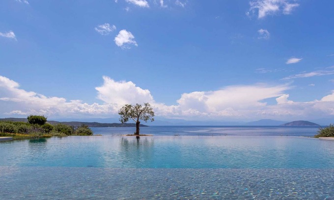 Kilada Villa | Luxurious Villa with Greek breathtaking sea - sunset view and private pool