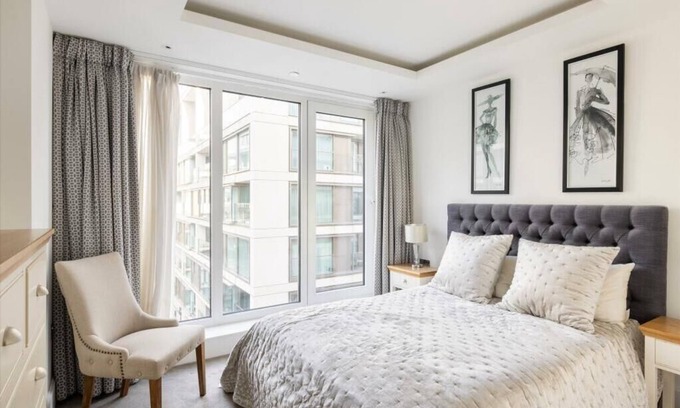 West Kensington Apartamento | Luxurious West Kensington Flat with City Views