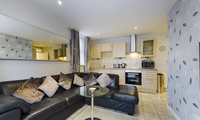 Bispham Apartamento | Apartamento-Ejecutivo-Baño con ducha-Vista a parte del mar-First Floor