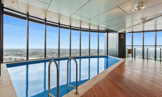 Kangaroo Point Apartamento | Luxury 1 Bedroom Retreat in Brisbane City With Pool and gym