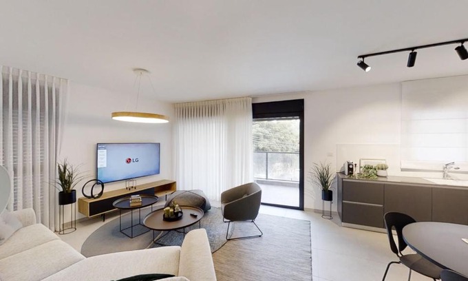 Haifa Apartamento | Luxury 3&4 Bedroom new apartments - close to the Beach & Bahai Gardens