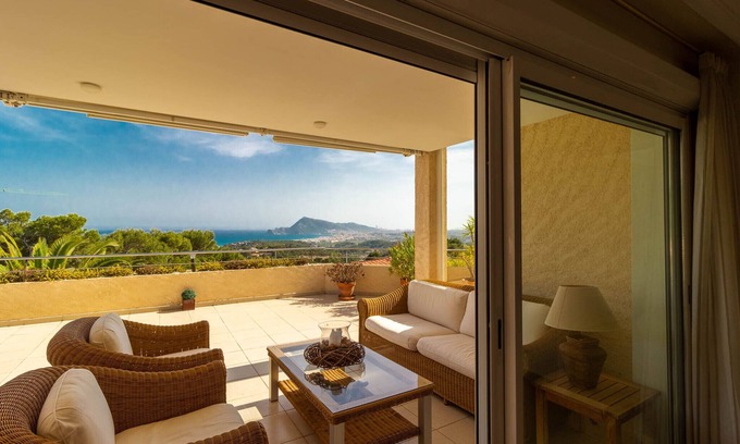 Altea la Vella Apartamento | 151) Lujo de 3 dormitorios y 3 baños con impresionantes vistas al mar y vistas.