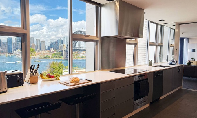 Kirribilli Apartamento | Apartamento de lujo de 4 dormitorios - Justo entre la Ópera y el puente del puerto