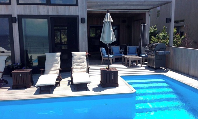 Fire Island Casa | Luxury 4 BR, 4.5 bath bay front home in Fire Island Pines with full amenities