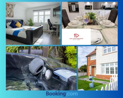 Basildon Casa | Luxury 5BR House with Jacuzzi plus Gym - 1 BR Garden Self-Contained Suite in Garden -booked separately-