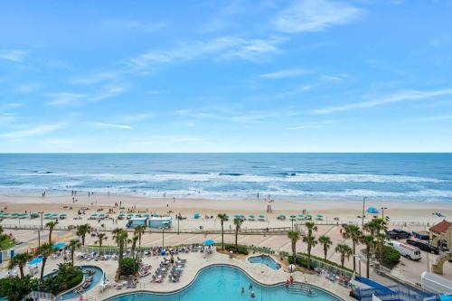 Brush - Stewarts Casa | Luxury 8th Floor 1 BR Condo Direct Oceanfront Wyndham Ocean Walk Resort Daytona Beach | 808