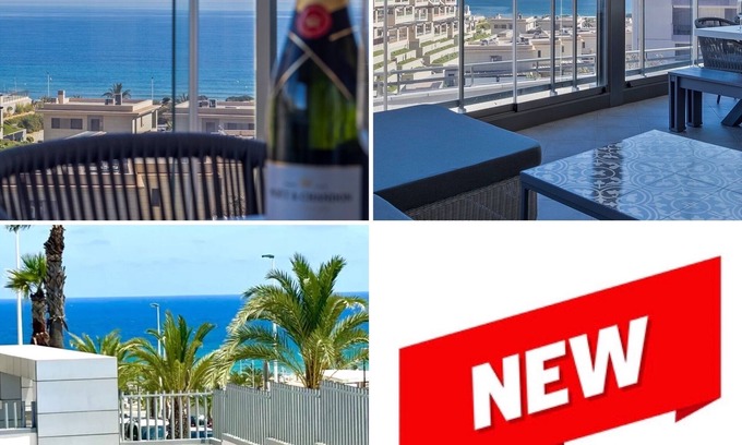 Los Arenales del Sol Apartamento | Apt. de lujo, vista al mar, Arenales del sol