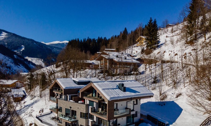 Viehhofen Apartamento | Luxury apartment at the edge of Viehhofen with private sauna