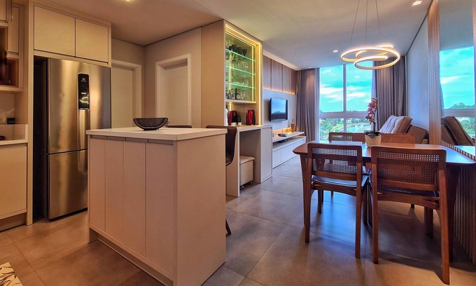 Xangri-La Apartamento | Luxury apartment in the heart of Atlântida - Living Atlântida