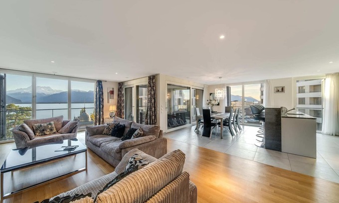 Montreux Apartamento | Luxury Apartment in Montreux with Panoramic Views