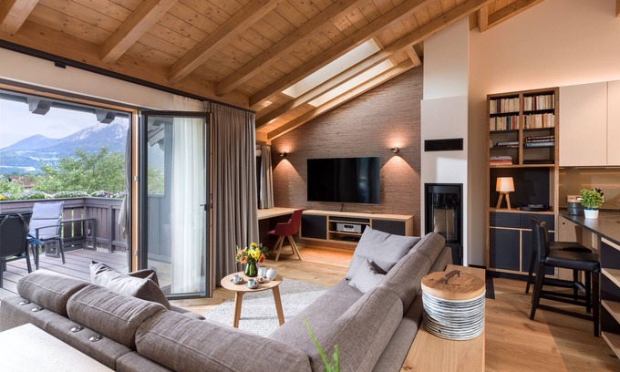 Oberaudorf Apartamento | Luxury apartment with sauna and fireplace