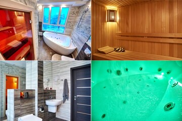 Shevchenkivs'kyi District Apartamento | Luxury apartment with a Big Sauna and Jacuzzi!
