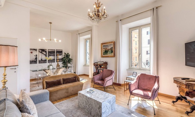 Rione XI Sant'Angelo Apartamento | Luxury Apartment with a view - 6 AC/Wifi/Heat/Elevator