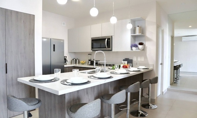 Monterrey Apartamento | Luxury Apt. Arena Monterrey / Fundidora Cintermex