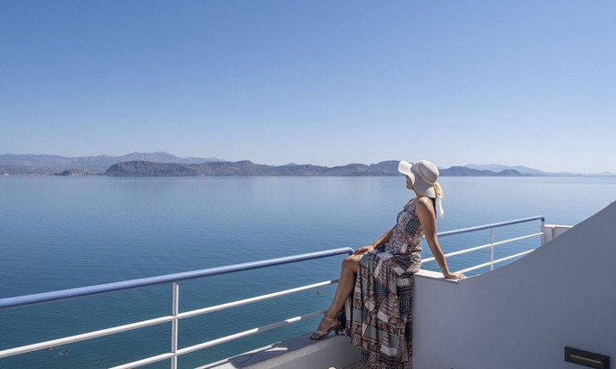 Kiveri Apartamento | Apartamento de lujo en la playa, balcón con vistas al mar, cerca de Nafplio, Micenas, Epidauro