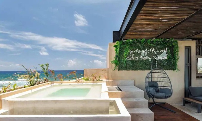 Tulsayab Villa | Luxury Beachfront Penthouse w/ Private Pool