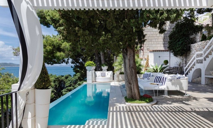 Lozica Villa | Villa Dubrovnik Sea Daimant de lujo con frente al mar, piscina privada y deck en la playa en Dubrovnik
