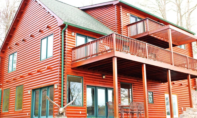 Hiwassee Cabina | Cabina de lujo para 20 personas, Million Dollar View Lake Estate, reserve ahora para verano y otoño