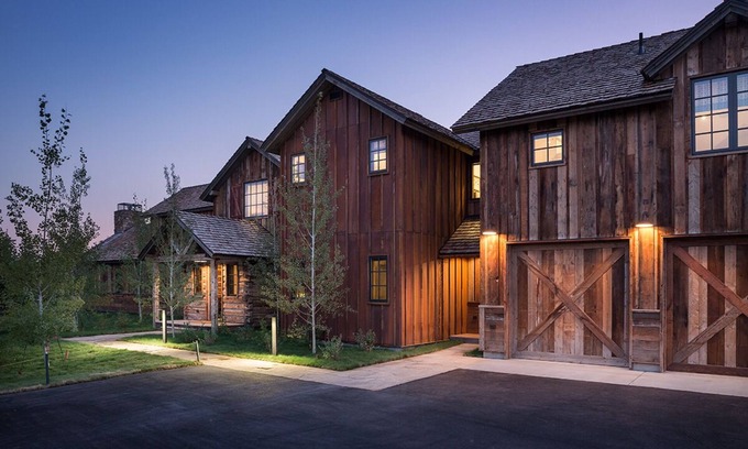Teton Village Villa | Cabaña de lujo en Teton Village con vistas a las pistas de esquí.