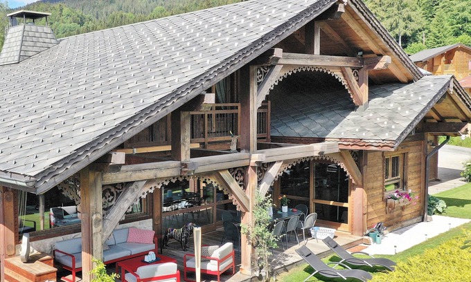 Araches-la-Frasse Chalet De Esquí | CHALET AUTÉNTICO Y CÁLIDO - CHALET DE LUJO EN ALPES FRANCESES - JACUZZ