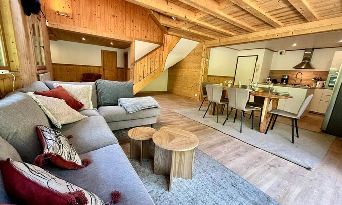 Les Prodains Chalet De Esquí | Chalet de Lujo en Morzine para 21 pers., SPA, Sauna, Wifi