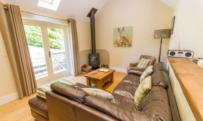 Beeley Cabaña | Casa de lujo de 2 dormitorios con jardín privado, en el corazón del distrito Peak District