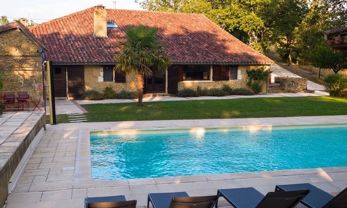 Peyrusse-Grande Villa | Villa en Peyrusse con piscina climatizada