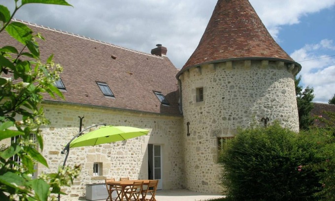 Coulonges-sur-Sarthe Cabaña | Casa de campo con encanto: 7 hab, jardín, parking, WiFi, parque natural