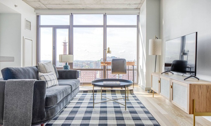 Fort Point Apartamento | Luxury Fort Point 1BR w. W/D & Gym, by Blueground