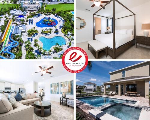 West Kissimmee Casa | Luxury Home Near Disney With Private Pool, Waterpark & Resort Access At Encore Resorts Reunion - 211Mn