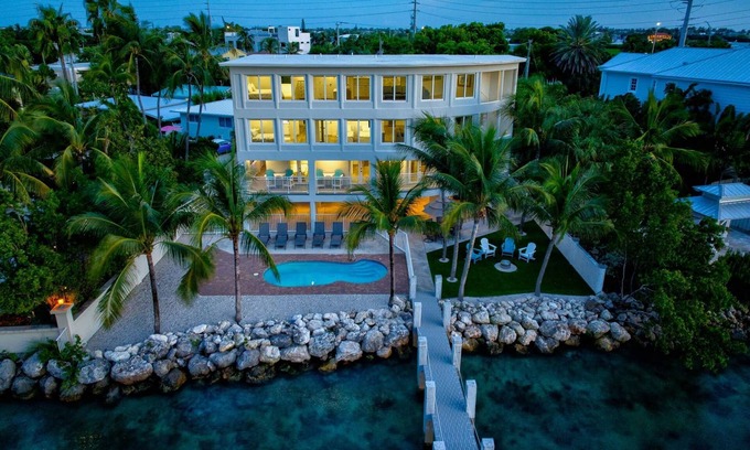 Marathon Casa | Luxury Home, Oceanfront Views, Private Pool & Dock