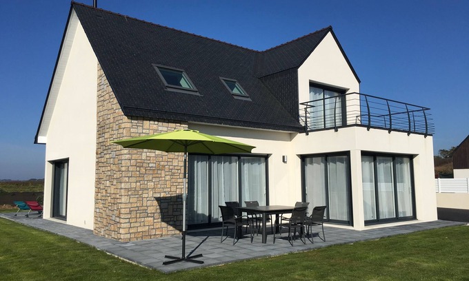 Le Conquet Casa | Casa de lujo frente a la playa de Blancs Sablons