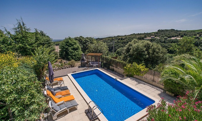 Cabrerolles Villa | Villa idílica de lujo situada entre viñedos con piscina privada