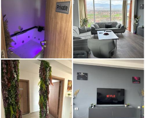 Skopje Apartamento | Luxury Jacuzzi Apartment City View Free Parking