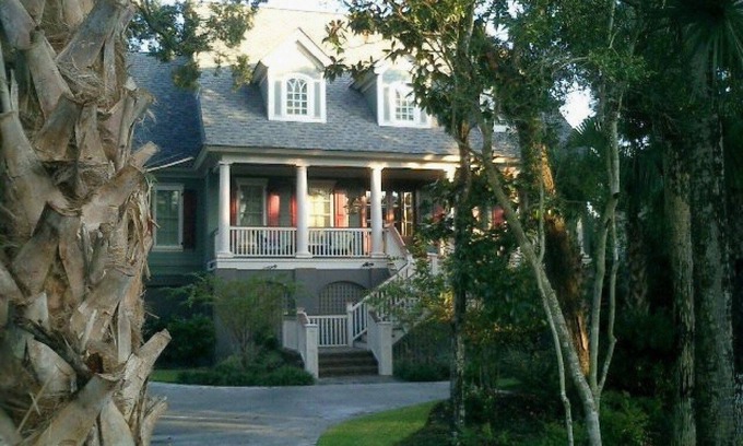 Vanderhorst Plantation Casa | Casa de lujo Kiawah con increíble piscina privada y paseo a la playa