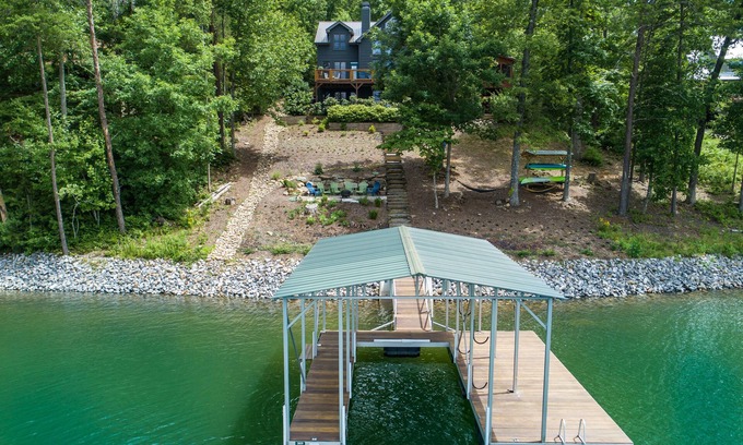 Blairsville Casa | Una cabaña de lujo frente al lago en el lago Nottely cerca de Blueridge Georgia