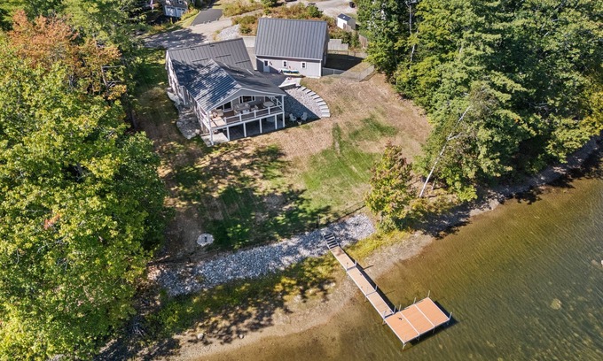 Standish Casa | Luxury Lakefront Retreat on Sebago Lake, Sleeps 10!