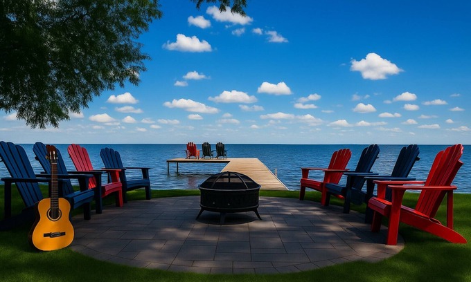 Keswick Cabaña | Hermosa casa de campo frente al mar (Lago Simcoe)