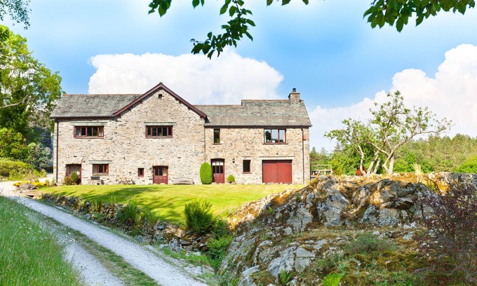 Grange-over-Sands Casa | Impresionante casa de vacaciones grande en el pueblo de Cartmel, South Lakes