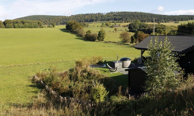 Kuestelberg Casa | Lodge de lujo cerca de Winterberg con jacuzzi con una hermosa vista