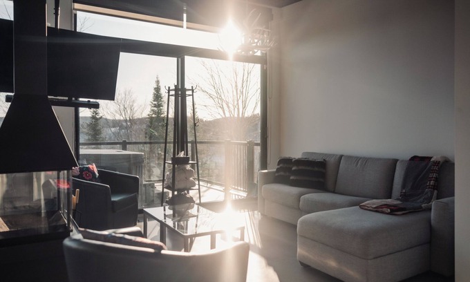 Saint-Faustin-Lac-Carre Apartamento | Luxury loft in a tourist resort with magnificent mountain golf views