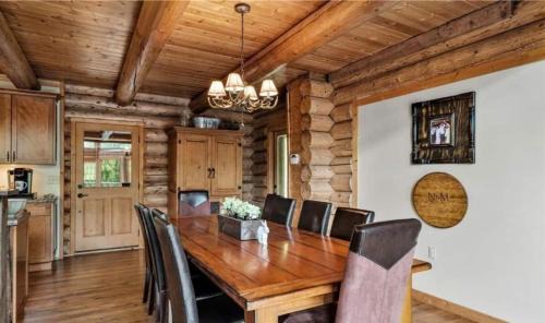 Sylva Casa | Luxury Log 7bed/6.5bath Cabin: Theater, Game Room, 7 Acres!