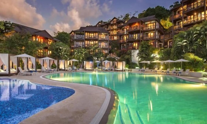 Marigot Bay Apartamento | ¡El lujoso apartamento Marigot Bay Marina (visto en TV) incluye 5 * instalaciones del Resort!