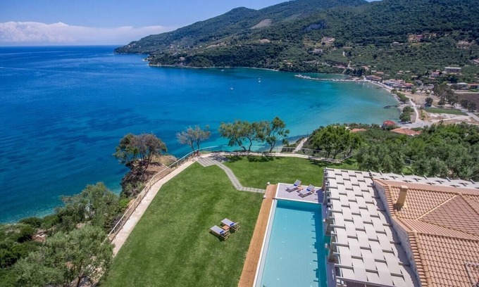 Limni Keri Villa | Luxury modern villa with swimming pool