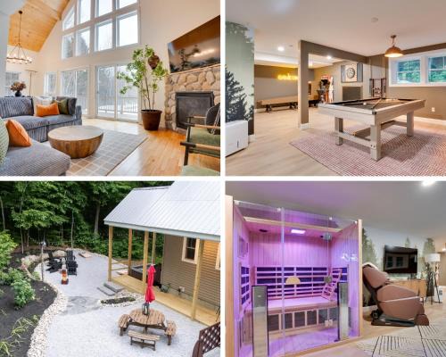 Intervale Casa | '"Luxury Mountain Getaway'" Sauna, Hot Tub, Massage Chair, Pool Table